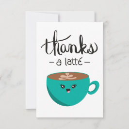 Danke an die Latte Danke-Card