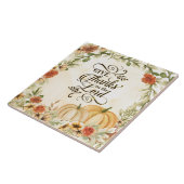 Danke an die Lord Autumn Blume Pumpkins Fliese (Seite)