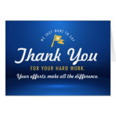 Danke an die Mitarbeiter, ein Gewinner in Business (Vorderseite (Horizontal))