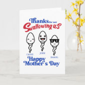 Danke an die Mutter, dass sie uns nicht verschluck Karte (Gelbe Blume)