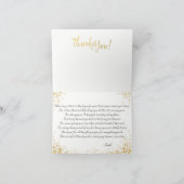 Danke an die Mutter des Bräutigams (Innenseite)