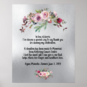 Danke an die Poster-Spende Angela Poster