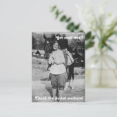 Danke an die Postfachkarte Postkarte (Stehend Vorderseite)