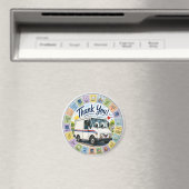 Danke an die Postmitarbeiter Anerkennung Magnet (In Situ (Geschirrspüler))