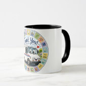 Danke an die Postmitarbeiter Anerkennung Tasse (VorderseiteRechts)