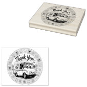 Danke an die Postmitarbeiter Gummistempel (Stempel)