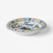 Danke an die Postmitarbeiter  Pappteller (Gewinkelt)