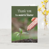 Danke an eine wunderbare Freiwillige Karte (Gelbe Blume)