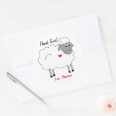 Danke an Ewe Sheep Sticker (Umschlag)