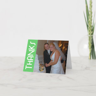 Danke an Funky Danke Notecard (Lime Green)