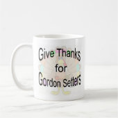 Danke an Gordon Setters Kaffeetasse (Links)