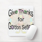 Danke an Gordon Setters Mousepad (Mit Mouse)