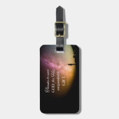 Danke an Gott - 2 Kor. 9:15 Gepäckanhänger (Vorderseite vertikal)