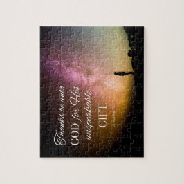 Danke an Gott - 2 Kor. 9:15 Puzzle