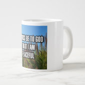 Danke an Gott, dass ich Friedliche Tasse bin (Vorderseite Rechts)