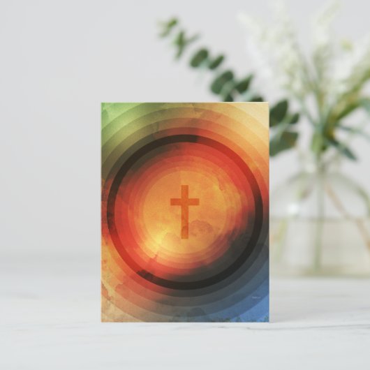 Danke an Gott Postkarte (Stehend Vorderseite)