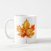 Danke an Herbstlaub Erntedank Kaffeetasse (Links)