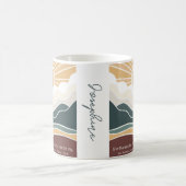 Danke an Ihm Christlich Boho Sunrise Kaffeetasse (Mittel)