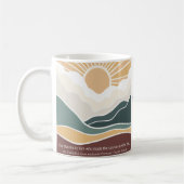 Danke an Ihm Christlich Boho Sunrise Kaffeetasse (Links)