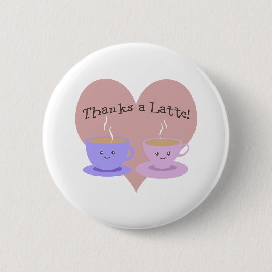 Danke an Latte Button (Vorderseite)