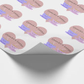 Danke an Latte Geschenkpapier (Ecke)