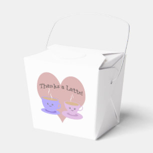 Danke an Latte Geschenkschachtel