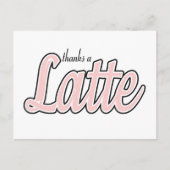 Danke an Latte Postkarte (Vorderseite)