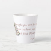 Danke an meine Spender-Latte-Tasse Milchtasse (Vorderseite)