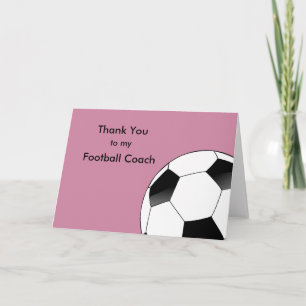 Danke an meinen Fußballtrainer