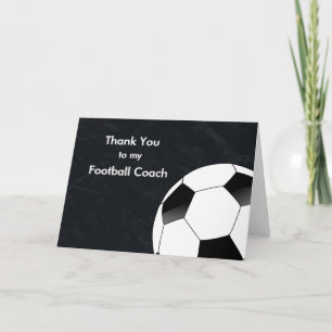 Danke an meinen Fußballtrainer