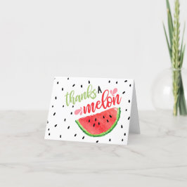 Danke an Melon Danke Card - Red