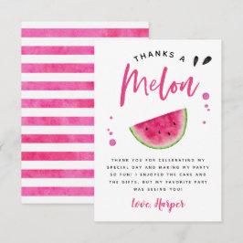 Danke an Melon Pink Watermelon zum Geburtstag