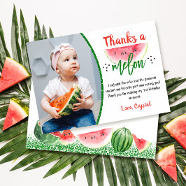 Danke an Melon Sweet Watermelon Birthday Foto