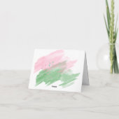 Danke an Melon | Wassermelone | Geburtstag (Rückseite)