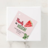 Danke an Melon | Wassermelone | Geburtstag Geschenkanhänger (Beispiel)