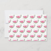 Danke an Melon Watermelon 1. Geburtstag (Rückseite)