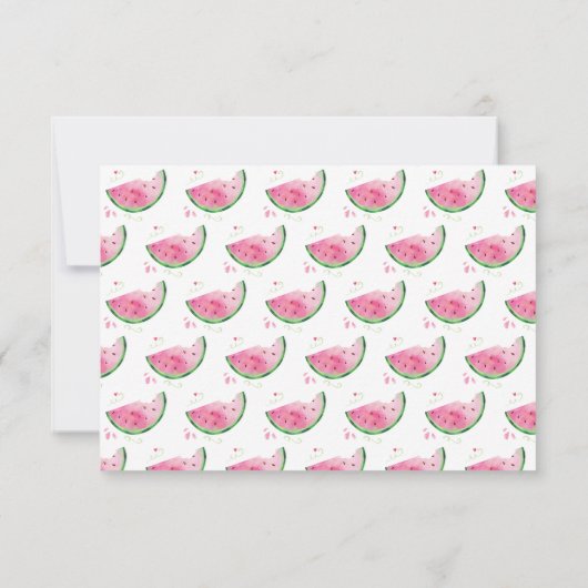 Danke an Melon Watermelon 1. Geburtstag (Rückseite)