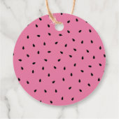 Danke an Melon Watermelon Danke Geschenkanhänger (Rückseite)