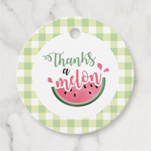 Danke an Melon Watermelon First Birthday Geschenkanhänger