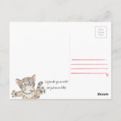 Danke an Ocelot Postcard Postkarte (Rückseite)