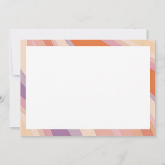 Danke an Pastel Gradient Card Ankündigung (Rückseite)