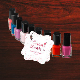 Danke an Pink Mani Geschenkanhänger