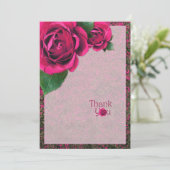 Danke an Pink Roses (Stehend Vorderseite)