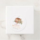 Danke an Pumpkin & White Dahlia Erntedank Geschenkanhänger (Beispiel)