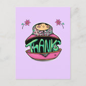 Danke an Russian Doll Postkarte (Vorderseite)