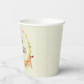 Danke an Rustic Boho Sunflower Erntedank Pappbecher (Links)