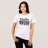 Danke an Team Bride! Tri-Blend Shirt (Vorderseite voll)
