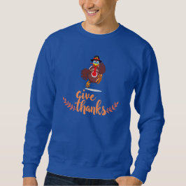 Danke an Turkey Graphic Erntedank Sweatshirt