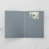 Danke an Watercolor Dragonfly Art Karte (Innenseite)