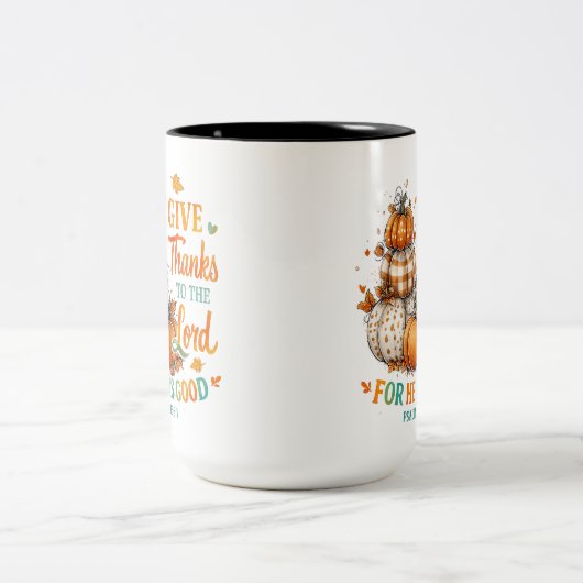 Danke an... zweifarbige tasse (Mittel)